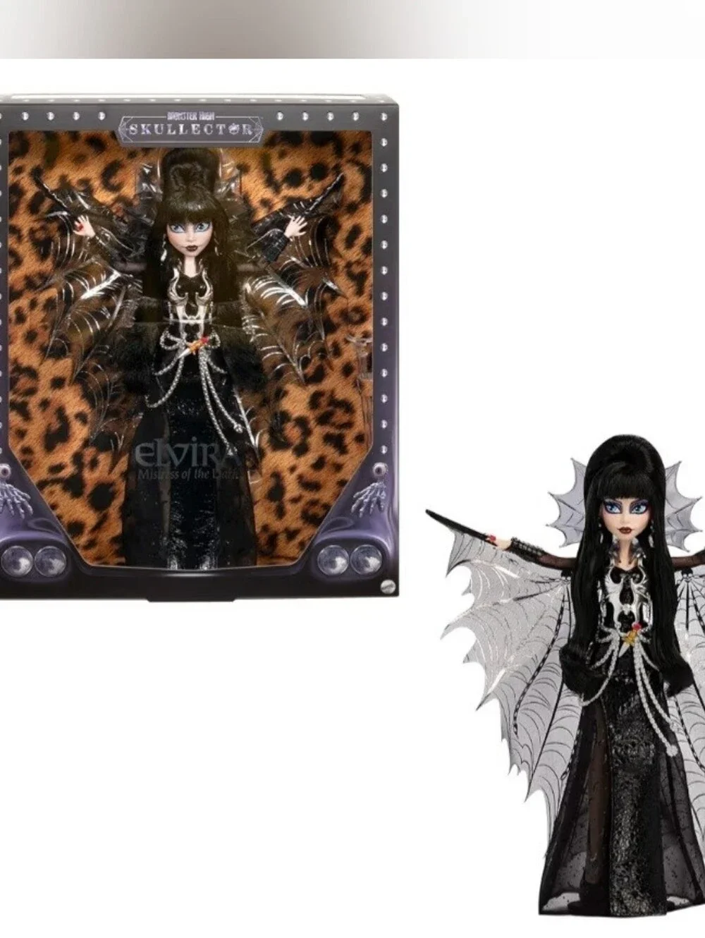 Monster High Doll Skullector Elvira, Mistress of the Dark Collectible